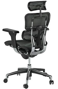 Backside Image View of Ergohuman High Back Swivel Chair