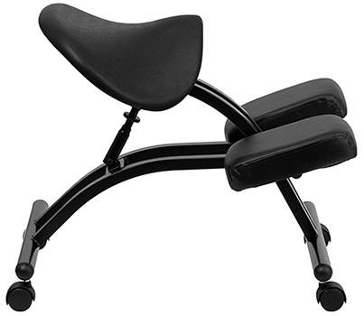 Side View of Ergonomic Home Kneeling Chair