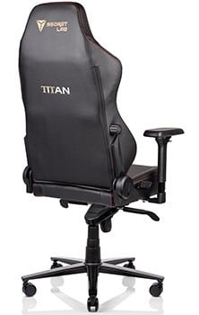 Left Back Side Image View of Secretlab Titan Prime PU Leather Gaming Chair