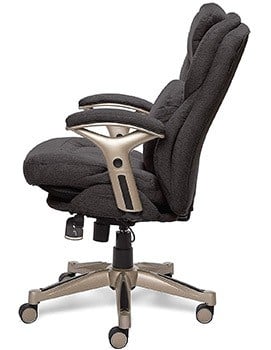 Dark Gray Fabric Color, Serta Works Office Chair with Back in Motion Technology, Right-Side Position