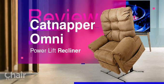 Catnapper Omin Power Lift Recliner in a modern living room