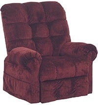 An image of Catnapper Omni Power Lift Recliner in Chianti color variant.