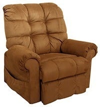 An image of Catnapper Omni Power Lift Recliner in Saddle color variant.