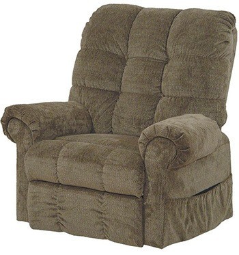 A side pose image of Catnapper Omni 4827 Power Lift Recliner Chair in Thistle color.