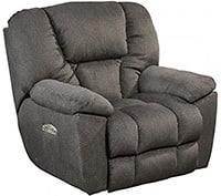 An image of Catnapper Owens Lay-flat Power Recliner in Seal color Variant.