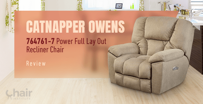 Catnapper Owens lay-flat power recliner in a living room