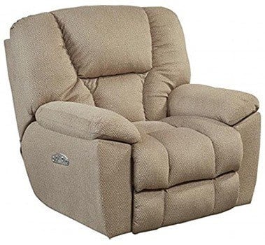 Doe fabric variant of the Catnapper Owens Recliner