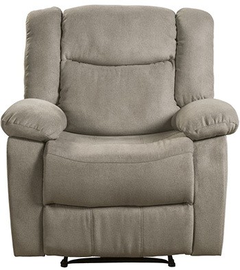 A front side image of Lifestyle Power Recliner in Taupe color.