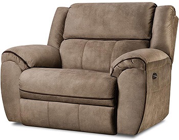 Simmons Osborn Rocker Recliner Cuddler Rocker facing left