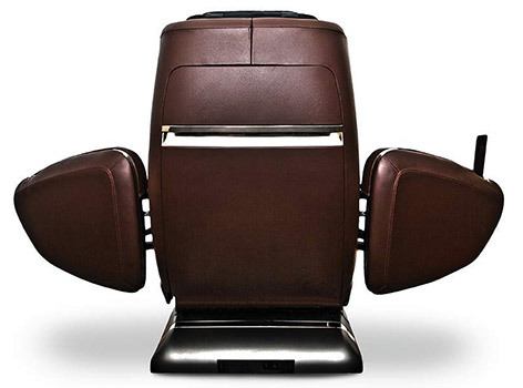 OHCO M.8 LE Massage Chair with doors open, back view