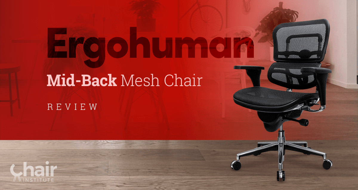 Ergohuman Mid Back Mesh Chair Review Ratings 2019