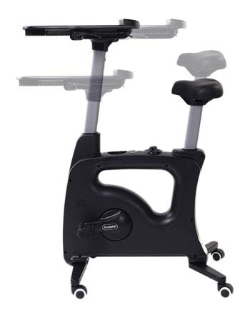 Flexispot V9 Desk Exercise Bike With Notebook Tray, White