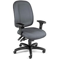 Gray variant of the OFM Model 125 Comfyseat Ergonomic Task Chair 