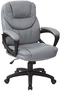Charcoal office star work smart faux leather managers chair