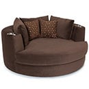 Small View Image of Swivel Cuddle Couch