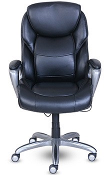 Serta my fit executive leather discount office chair with 360 motion support