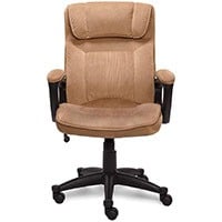 Microfiber light beige variant of the Serta Style Hannah I Office Chair