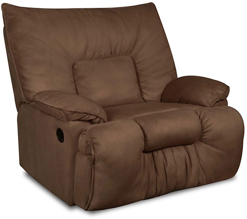 Simmons Jaguar Cuddler Recliner in Mocha Upholstery