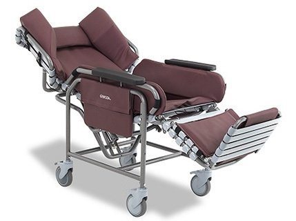 Broda Wheelchairs Centric Tilt Chair in Reclined Position