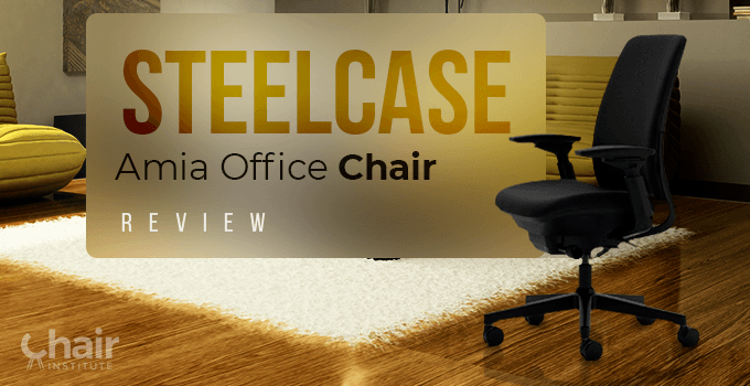 Steelcase Amia Office Chair in a modern living room
