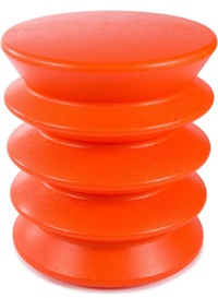 Small, orange variant of the ergoErgo Stool