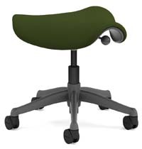 A smaller image of Humanscale Freedom Stool in Loden color