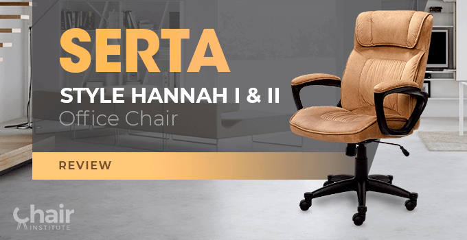 Light beige Serta Style Hannah Office Chair in a living area