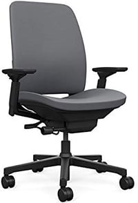 A smalller image of Steelcase Amia Office Chair in Grey color.