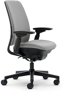A smalller image of Steelcase Amia Ergonomic Office Chair in Grey color.