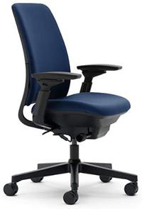A smalller image of Steelcase Amia Office Chair in Navy color.