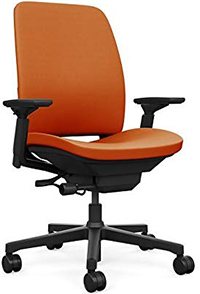 A smalller image of Steelcase Amia Chair in Pumpkin color.