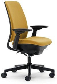 A smaller image of Steelcase Amia in Yelow color.