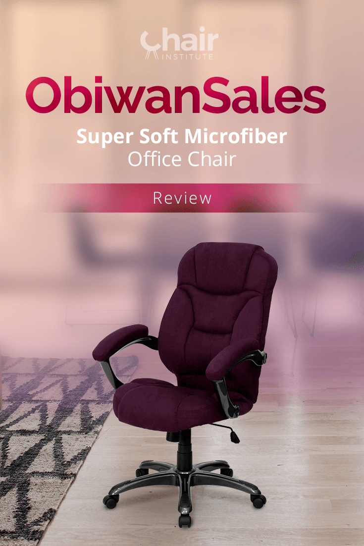 ObiWanSales Super Soft Grape Microfiber Office Chair Review