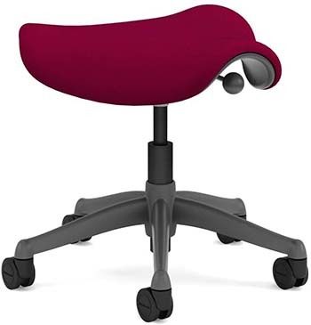 An image of Freedom Saddle Seat in Poppy color
