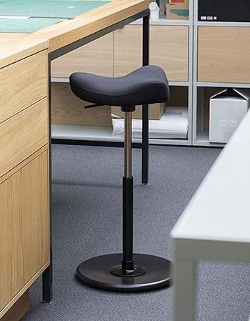 An image of Varier Move Stool in Black color