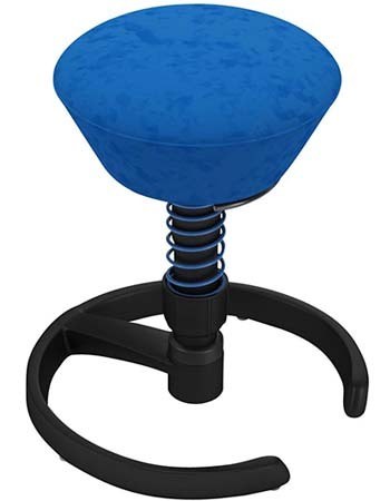 An image of Via Swopper Stool in blue color
