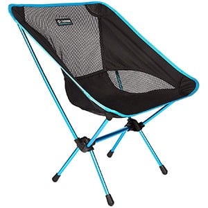 Black Blue Color, Helinox One Camp Chair, Leftfront