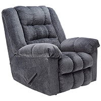 Blue Color, Ludden Rocker Recliner, by Ashley Furniture, Small