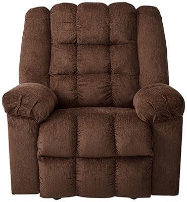 Cocoa Color, Ludden Rocker Recliner, by Ashley Furniture, Front
