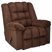 Cocoa Color, Ludden Rocker Recliner, by Ashley Furniture, Small
