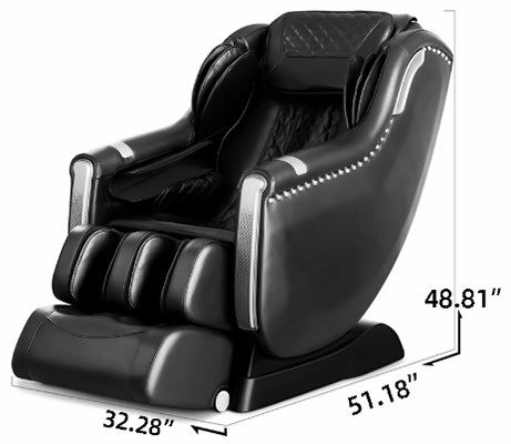 Specification Stats, Ootori Asuka A900 Massage Chair, Black Color