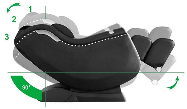 Zero Gravity, Ootori Asuka A900 Massage Chair, Black View