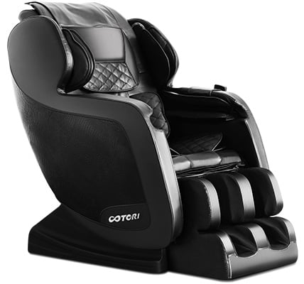Black Ootori Nova N802 Massage Chair facing the right side