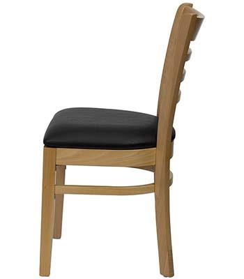 Black seat, european beech wood frame, ladder back design flash furniture hercules series restaurant chair