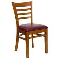 A small image of Flash Furniture Hercules Ladder Back in Burgundy color