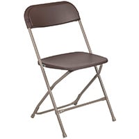 Brown Color, Flash Furniture HERCULES Folding Chair, Small