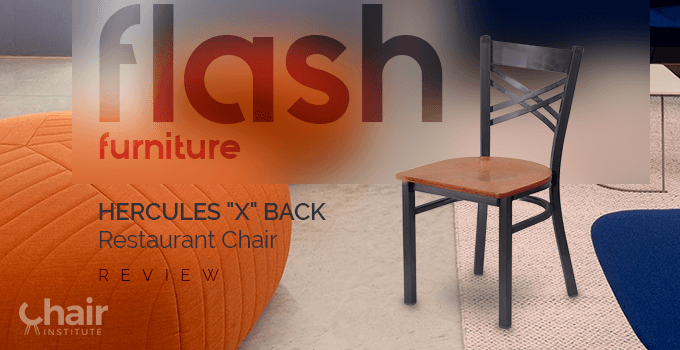 Flash Furniture Hercules “X” Back Barstool in a modern room