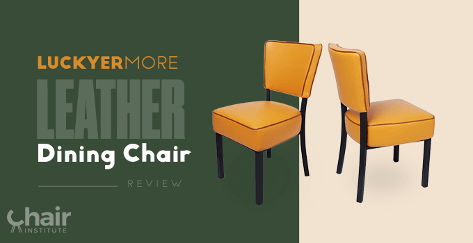 LUCKYERMORE Leather Dining Chairs