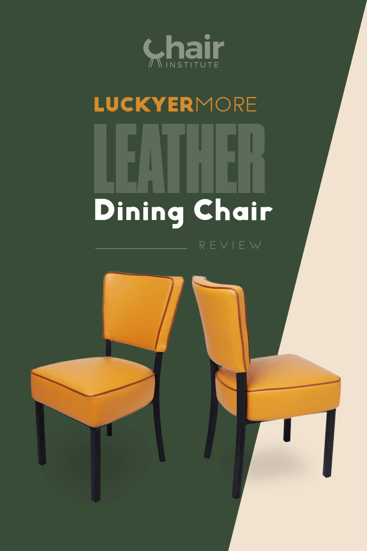 LUCKYERMORE Leather Dining Chair Review