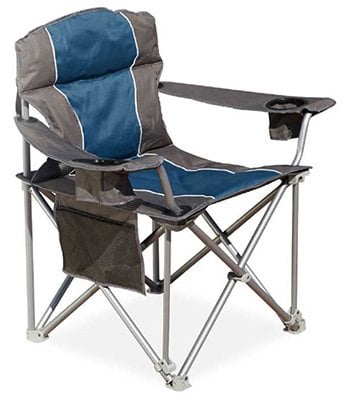 Blue Color, LivingXL Heavy-duty Portable Chair, Left View